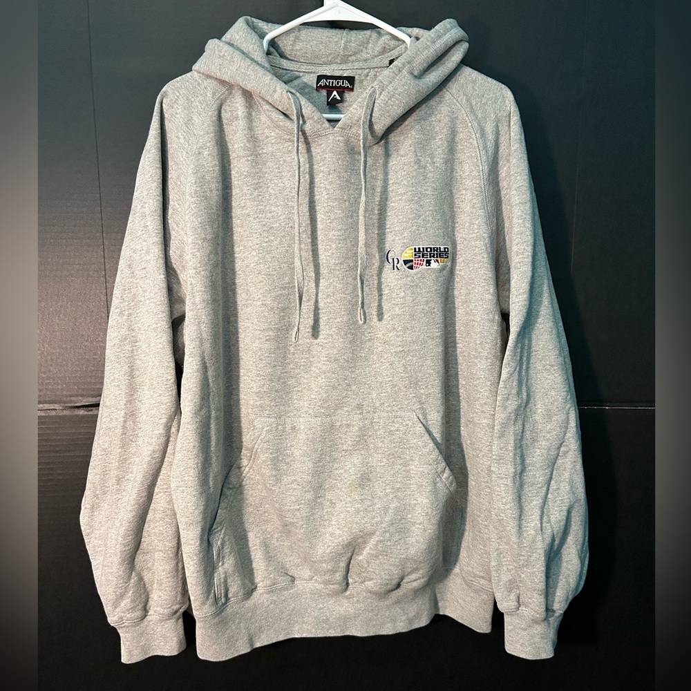 Vintage 2007 Colorado Rockies World Series Pullover Hoodie Sz XL